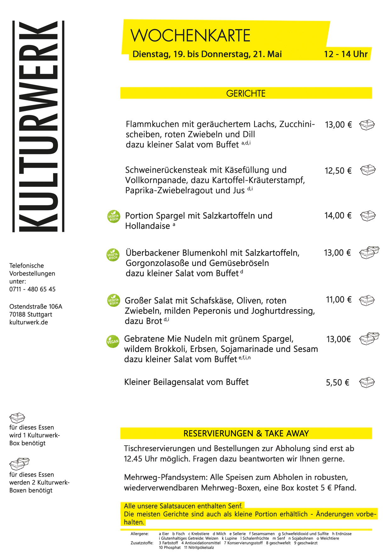 Wochenkarte KW 09 2026