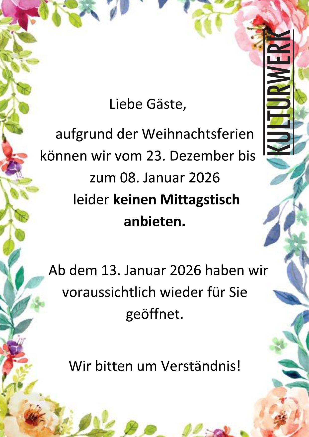 Wochenkarte KW 47 2025